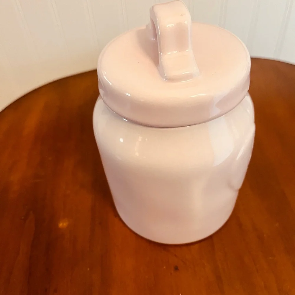 Pink Ceramic Kisses Jar